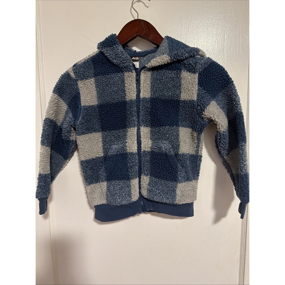 TEA Collection Full Zip Hoodie Sweater Top Clothing Size 4-5 Year Small Blue